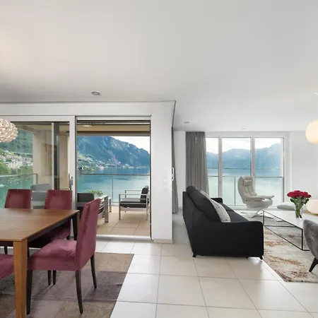 View And - Swiss شقة مونترو