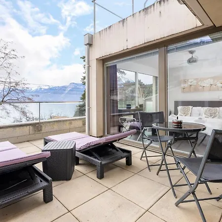 View And - Swiss شقة مونترو